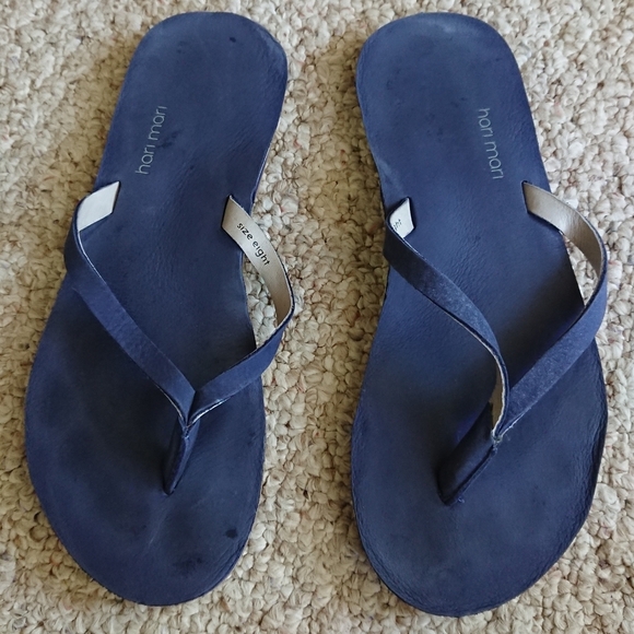Hari Mari Navy Meadows Flip-Flop size 8 - Picture 7 of 12